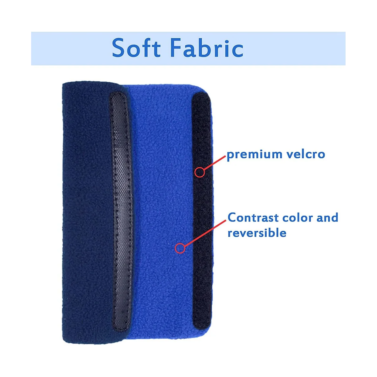 Universal e reutilizável CPAP Máscara Strap Covers, Capa de Almofada para Cpap Strap Chapelaria, Comfort Pads, 4 Packs