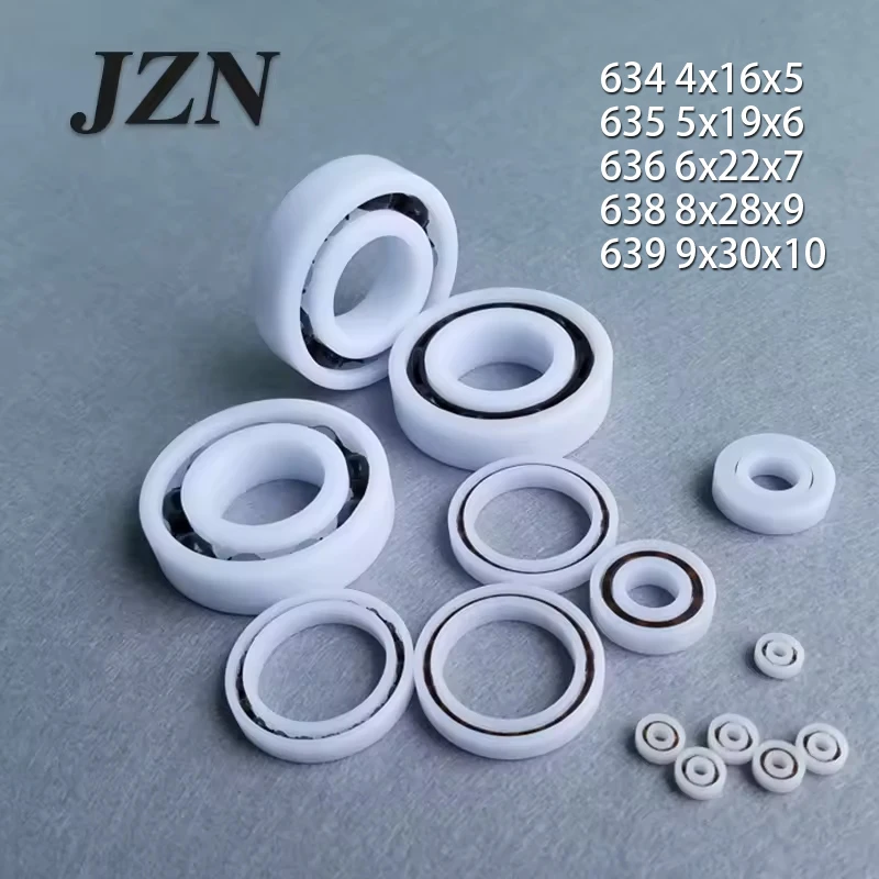 

5/10/50/100 шт. 634 635 636 638 639 пластиковый подшипник из помпона нейлоновый подшипник устойчивый к коррозии без ржавчины немагнитная изоляция