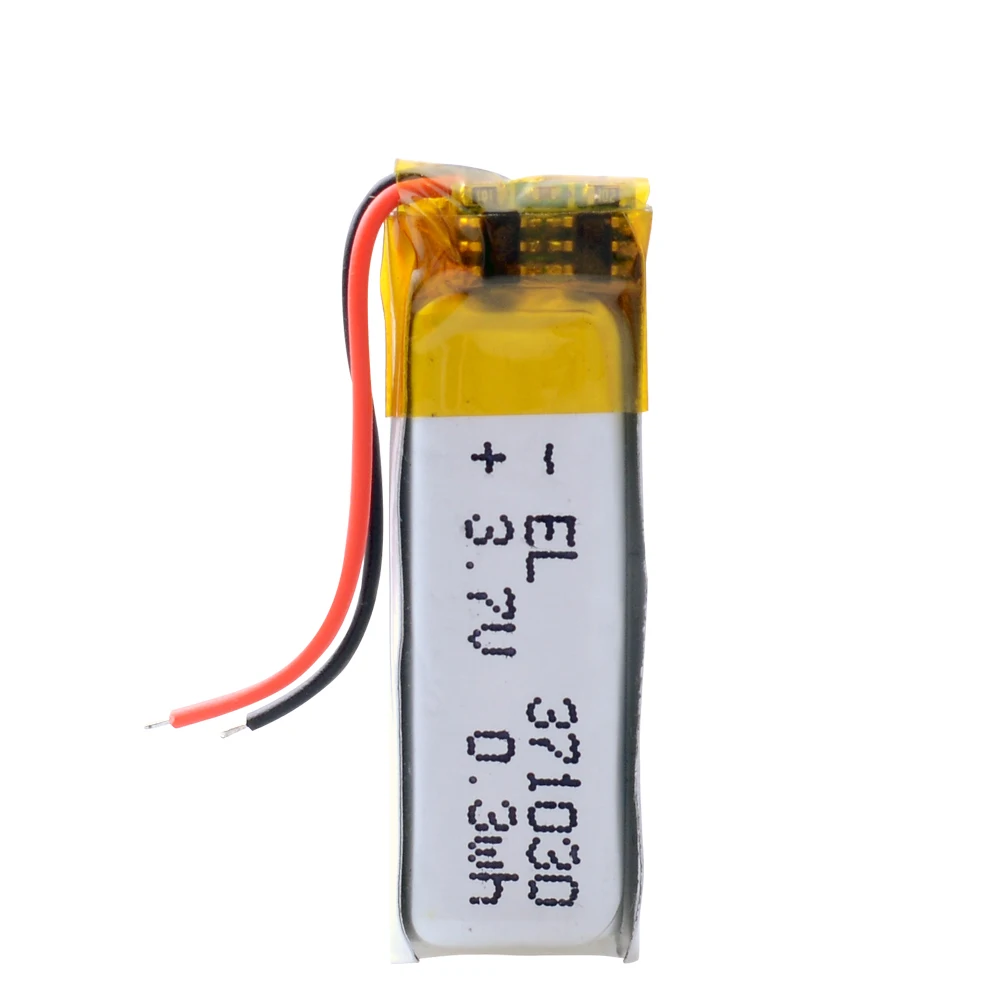 3,7 V 0,3 Wh 371030 401030   Baterías Lipo de batería de polímero de iones de litio recargables