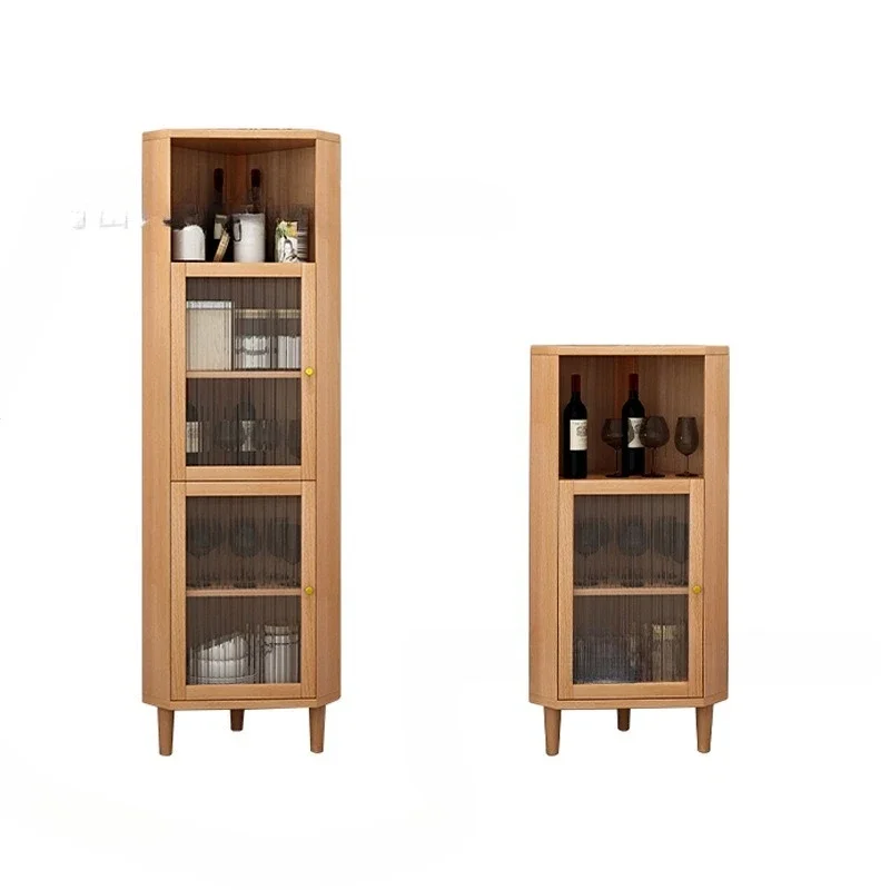 Nordic living room corner cabinet corner storage triangular storage