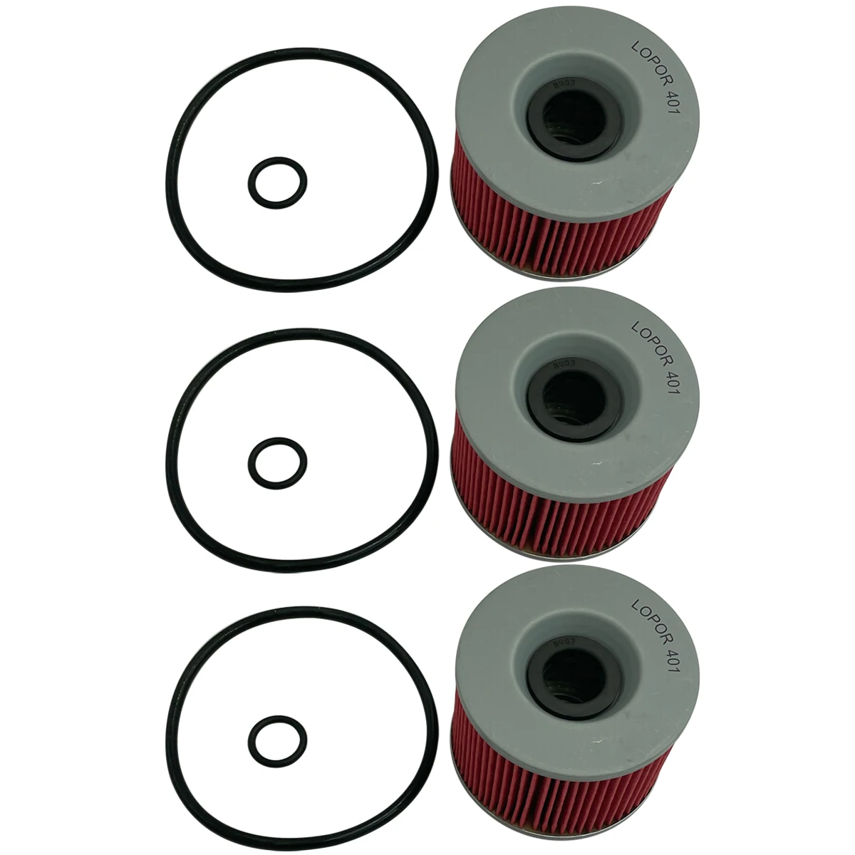 OZOEMPT 13PCS Motorcycle Oil Filter Apply to ZX1000 86-90 KZ1100 81-83 Z1100 81-86 ZN1100 B1,B1L,B2,LTD 84-85 ZR1100 91-00