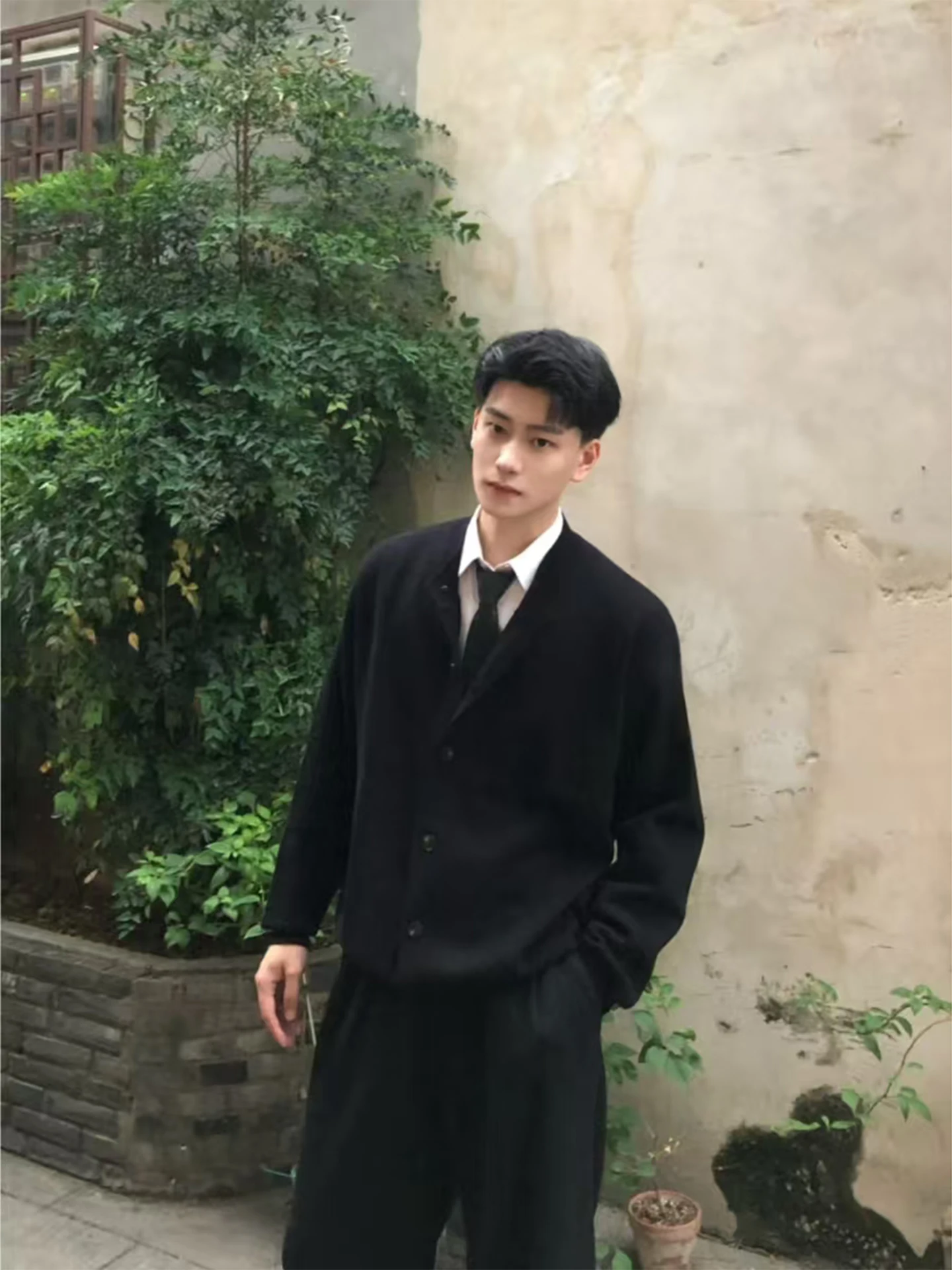 

Мягкий вязаный кардиган-обманка (имитация двойки) для мужчин, осенне-зимний, в стиле Lazy Sle, с эффектом высокого качества, Cleanfit, Old Money St...