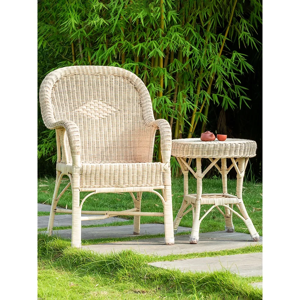 Liangshun Hanzhong rattan rattanchair, natural real rattachair, old manchair, rattanhair, back chai traditional old-fash