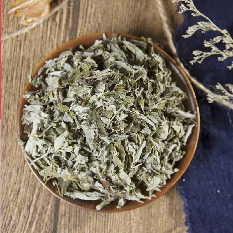 100g Natural Mugwort Leaves-Farmers' Handpicked Pure Wormwood, No Stems, Moxibustion Relaxing Foot Bath&Body Soak, Mugwort Tea
