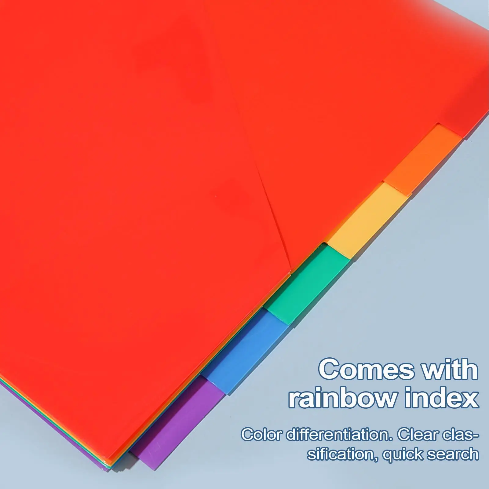 Разделители для переплета вкладок Разделители страниц Вставная большая вкладка для переплета Водонепроницаемые разделительные карманы для ноутбука Органайзер для индекса раздела для