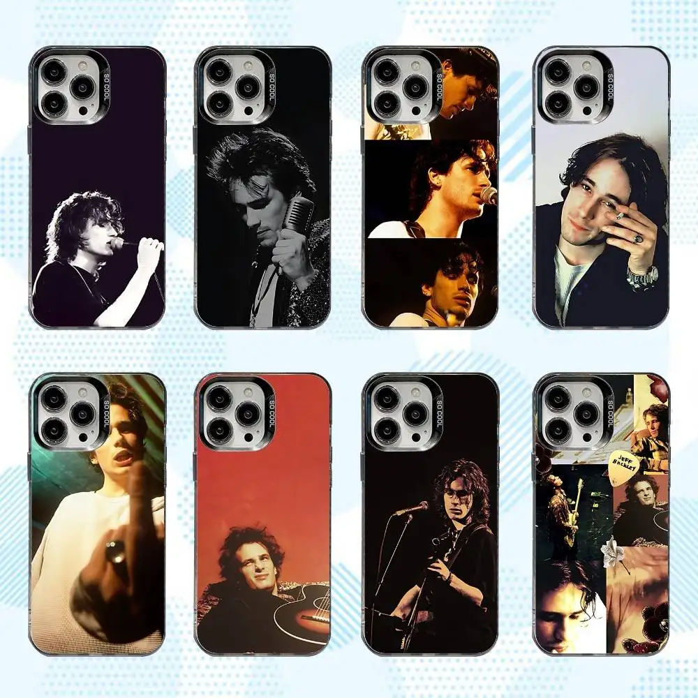 

J-Jeff Singer B-Buckley Phone Case For iPhone 17,16,15,14,13,12,X,8,Pro,Max,Plus,E,SE4,Air,Mini IMD Matte Black