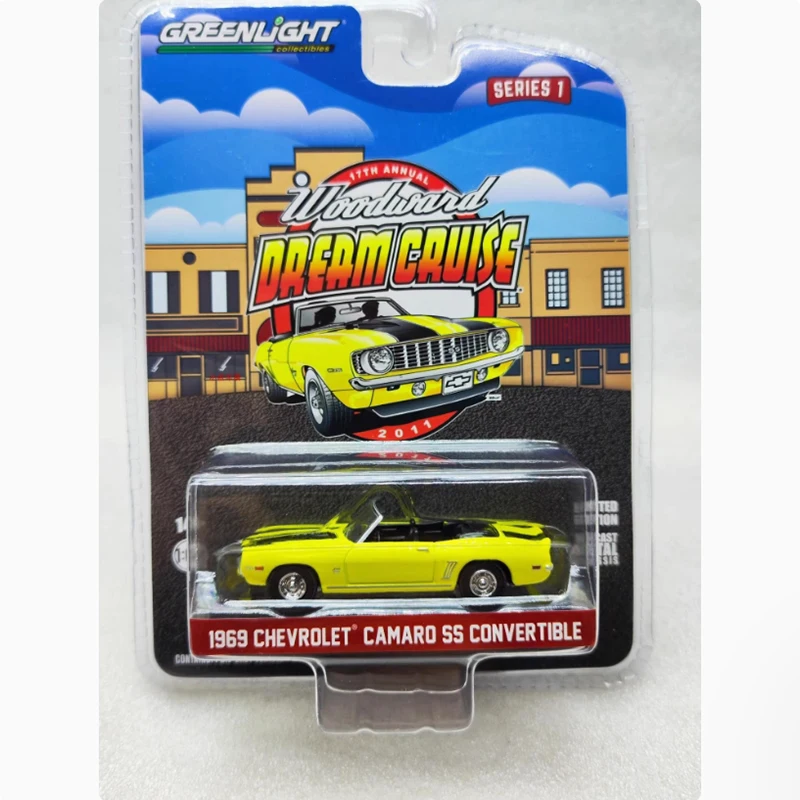 

Greenlight 1:64 Scale 1969 Camaro SS Convertible Car Alloy Simulation Car Model Classics Adult Souvenir Gift Static Display