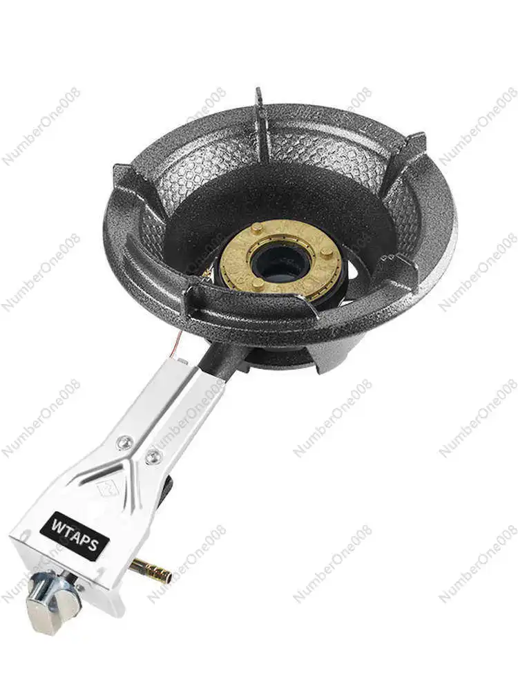 Commercial High Power Gas Stove Single Burner Restaurant Catering Portable Fast Cooker Medium High Pressure Banquet Range