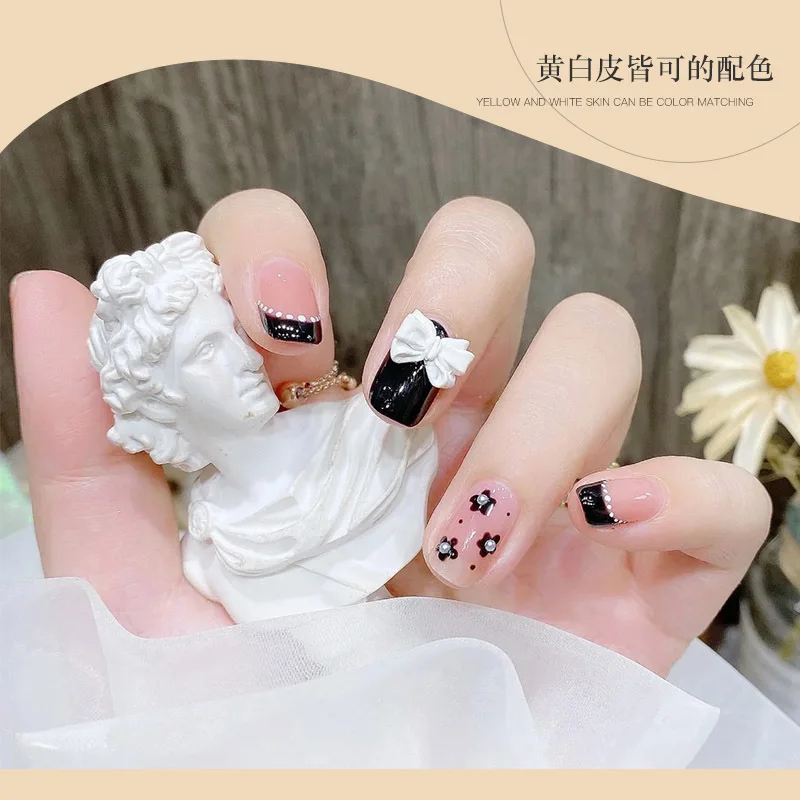 5G Saturated White Black No Wipe Drawing Painting Gel UV Nail Art Polish Manicure 3D Relief Glue Rubbing Magic Mirror Powder