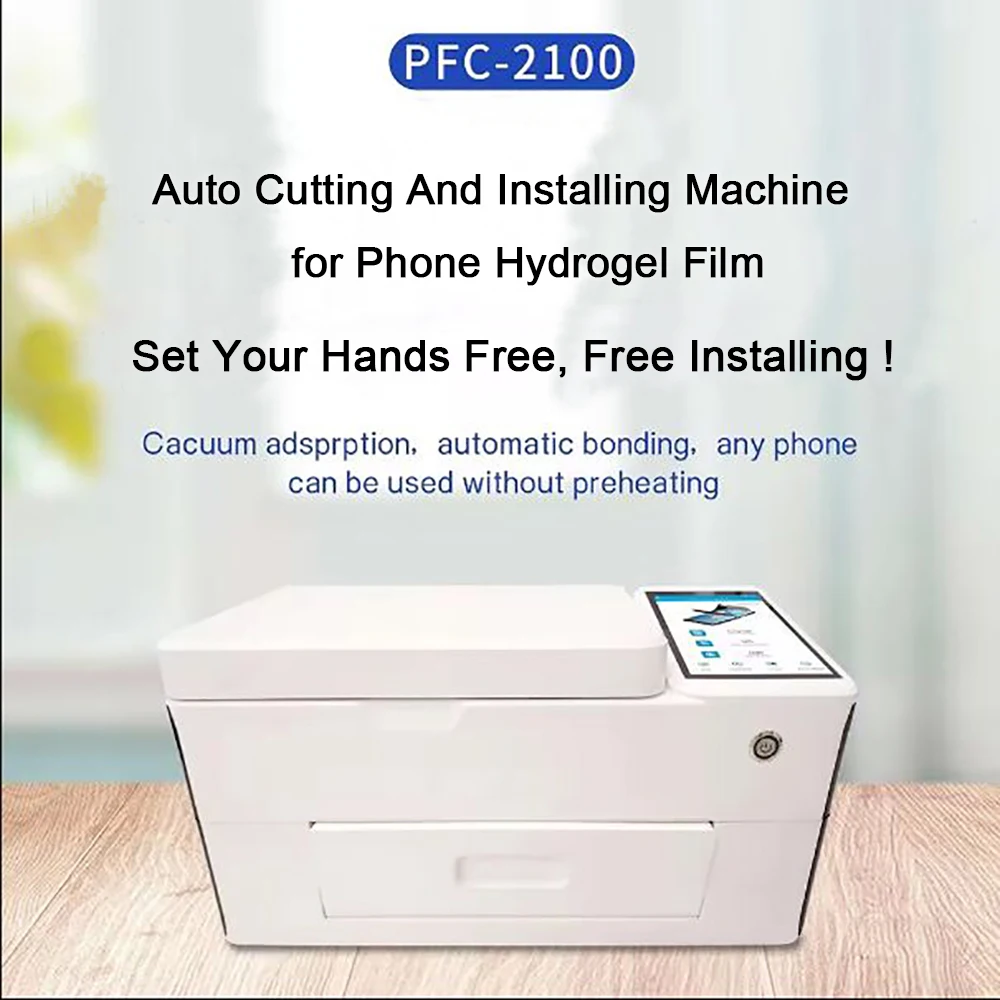 7 inch Touch Screen PFC-2100 Unlimited Plotter Hydrogel Film Cutting Installing Machine Mobile Screen Protectors Cutter Machine