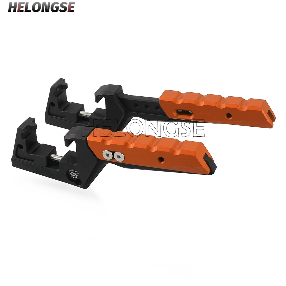 2025 Motocross Passenger Foot Peg Extensions Footpegs Extended Motorcycle For KTM 450 Supermoto 2004 450 SMR 2021 2022 2023 2024