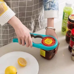 Jar Opener Easy Grip Wrench 4 in 1 Handy Save Strength Can Beer Bottle Cap Openers Lid Twist Off Tools Portable Kitchen Gadgets