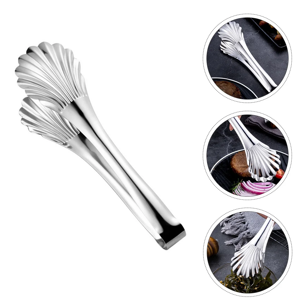 

Shellfish Clip Kitchen Tong Gadgets Barbecue Clamp Multifunctional Food Tongs Bread Clamps Buffet Clips Tweezers