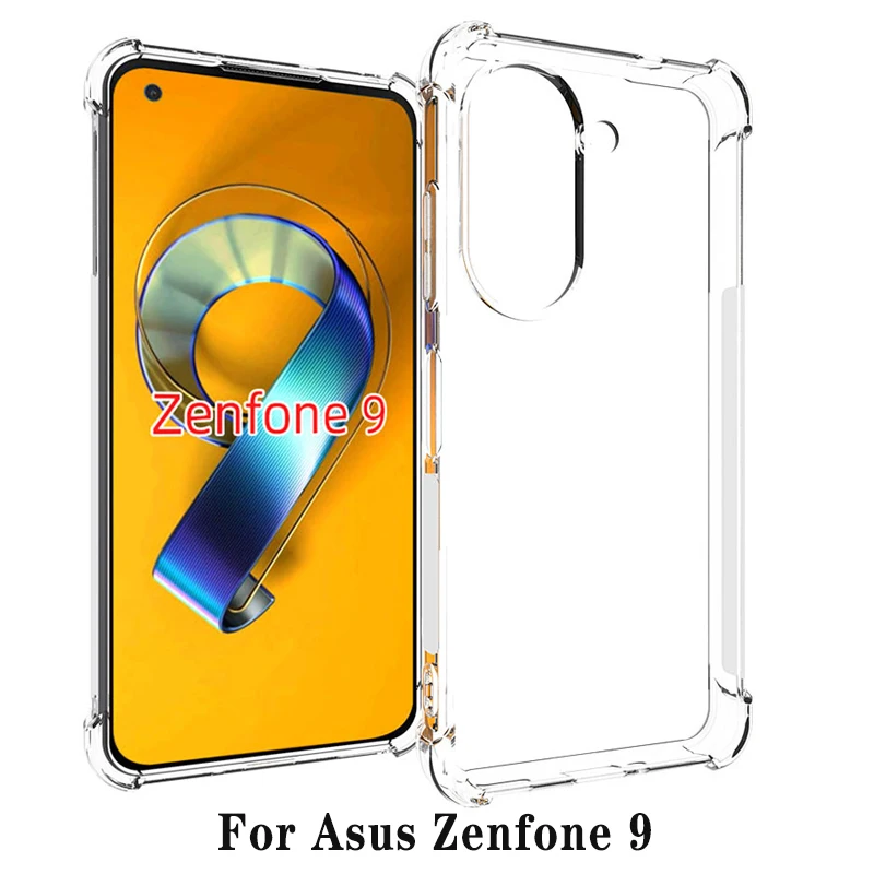 For Asus Zenfone 9 AI2202 Case Air Cushion Shockproof Airbag Clear Silicone TPU Back Cover Case for Asus Zenfone 9 9Z Zenfone9