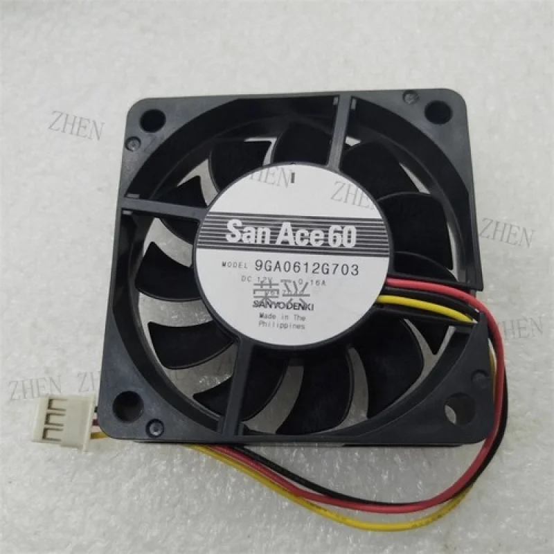 

Y FOR Sanyo 9GA0612G703 DC12V 0.16A 3-Wire Inverter Cooling Fan