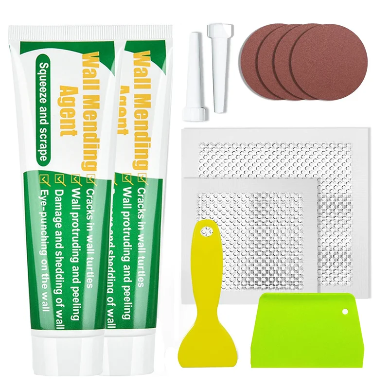 Wall Patch Repair Kit-Drywall Repair Kit-Safe Wall Mending Agent for Plaster,Ceiling&Sheet Rock-Dry Wall Repair Spackle