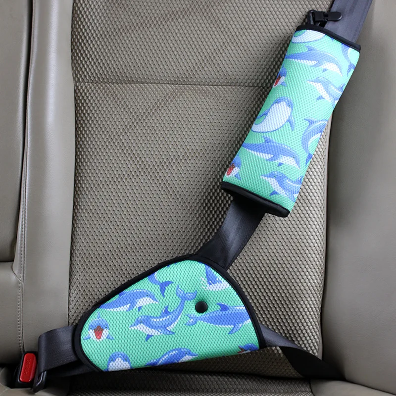 

Car Seat Belt Cover Pads for Kids Interior Car Seat Belt Kit Anti Neck Limiter for Child Safety Belt Protector Cover Comfortable