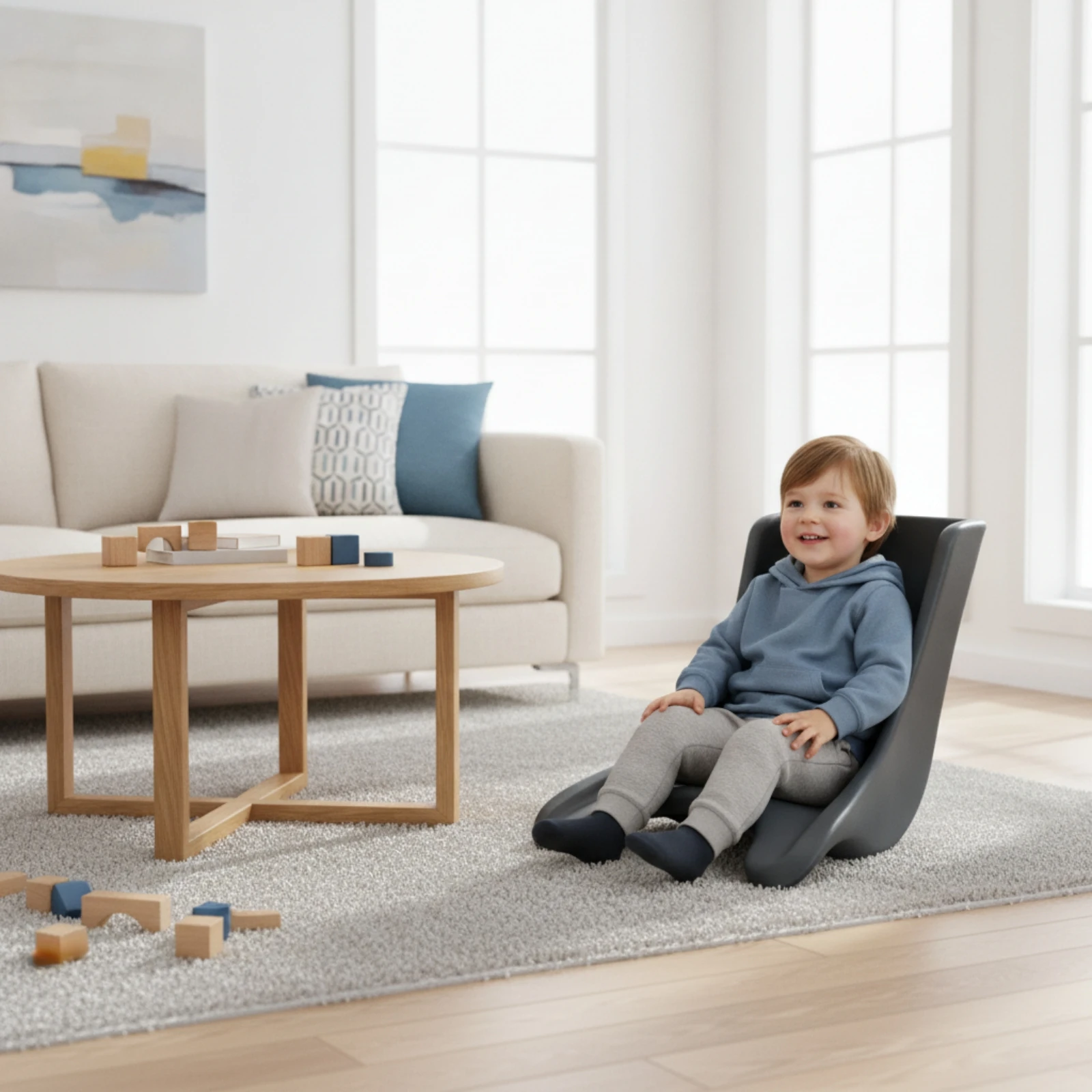 Molded Kart Seat Supportive Kart Seat with Backrest Ergonomic Easy to Clean for Children