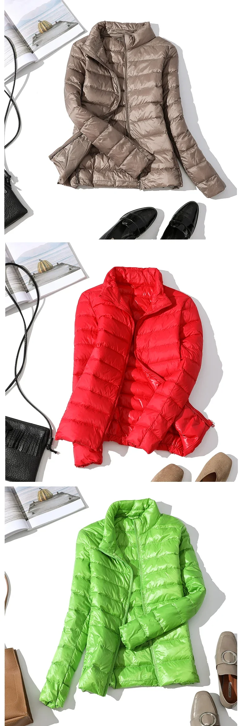 Ultra Light Down Jacket 2024 New Parkas Basic Winter Jackets Female Women Velvet Hooded Coats Autumn Down Jacket Womens Outwear
