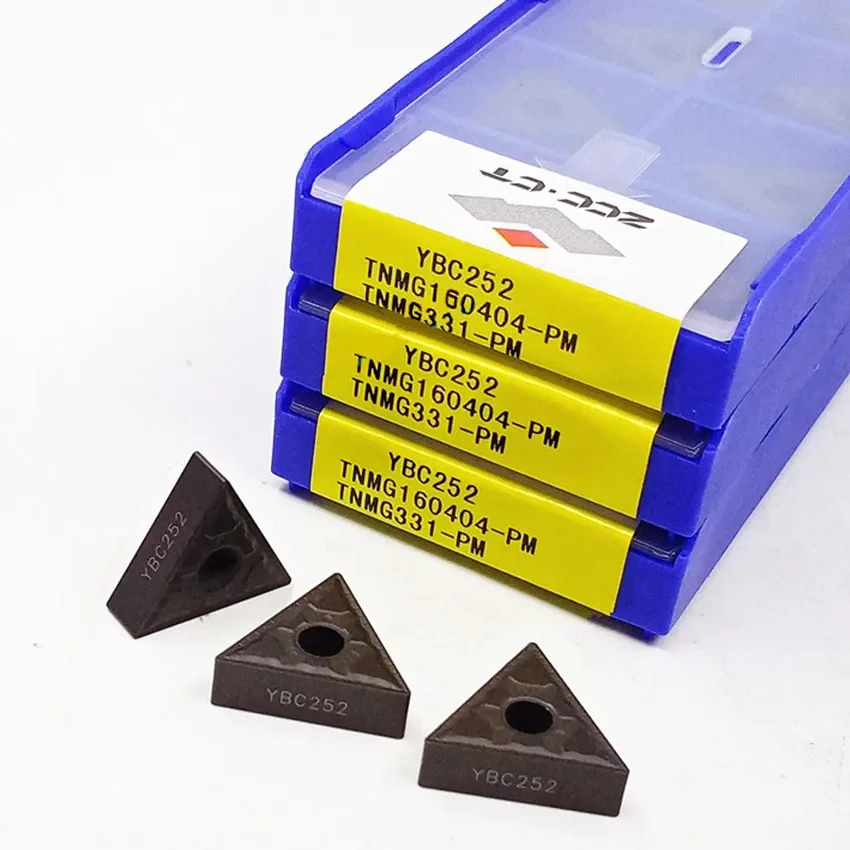 

ZCC.CT TNMG160404-PM YBC252/TNMG160408-PM YBC252/TNMG160412-PM YBC252 TNMG331 TNMG332 TNMG333 ZCC твердосплавные пластины с ЧПУ 10 шт./кор.