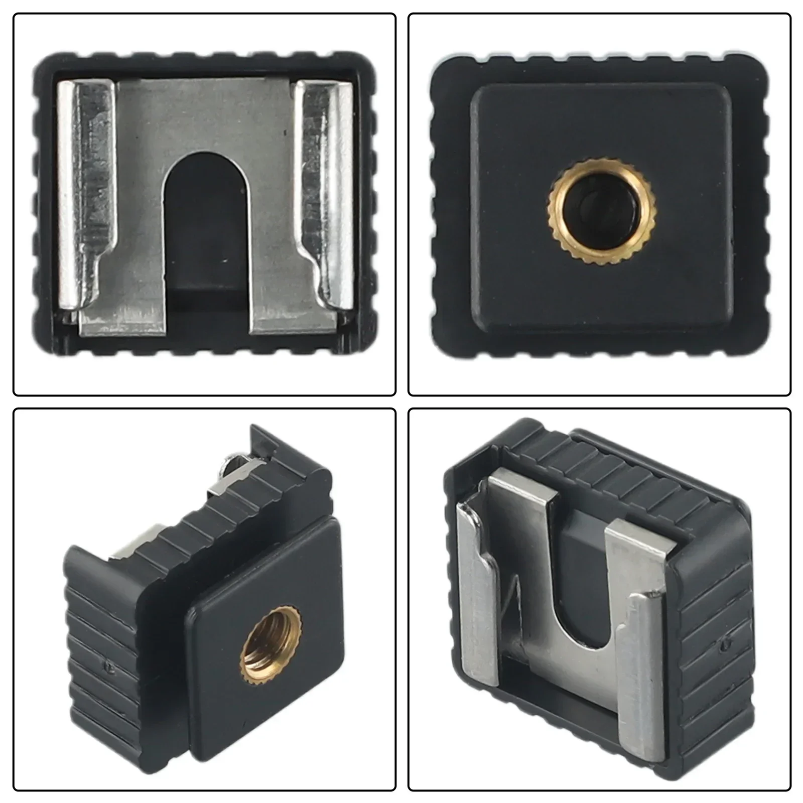 1PC Flash Hot Shoe Mount Adapter adattatore per montaggio su staffa per slitta calda e veloce Flash rapido 1/4 "vite per treppiede da Studio