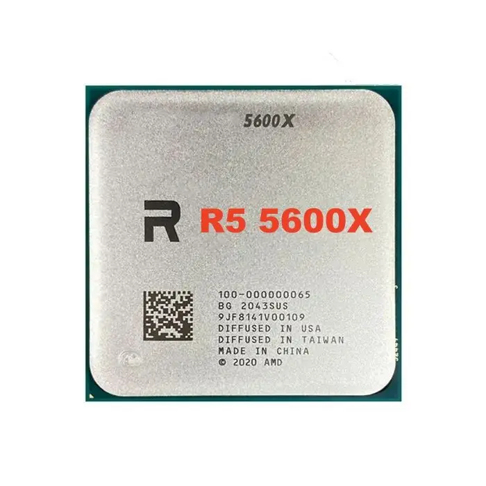 Customized CPU R5 5600X 6Core 3.9GHz Socket AM4 65W Desktop Processor R5 5600X PC CPU