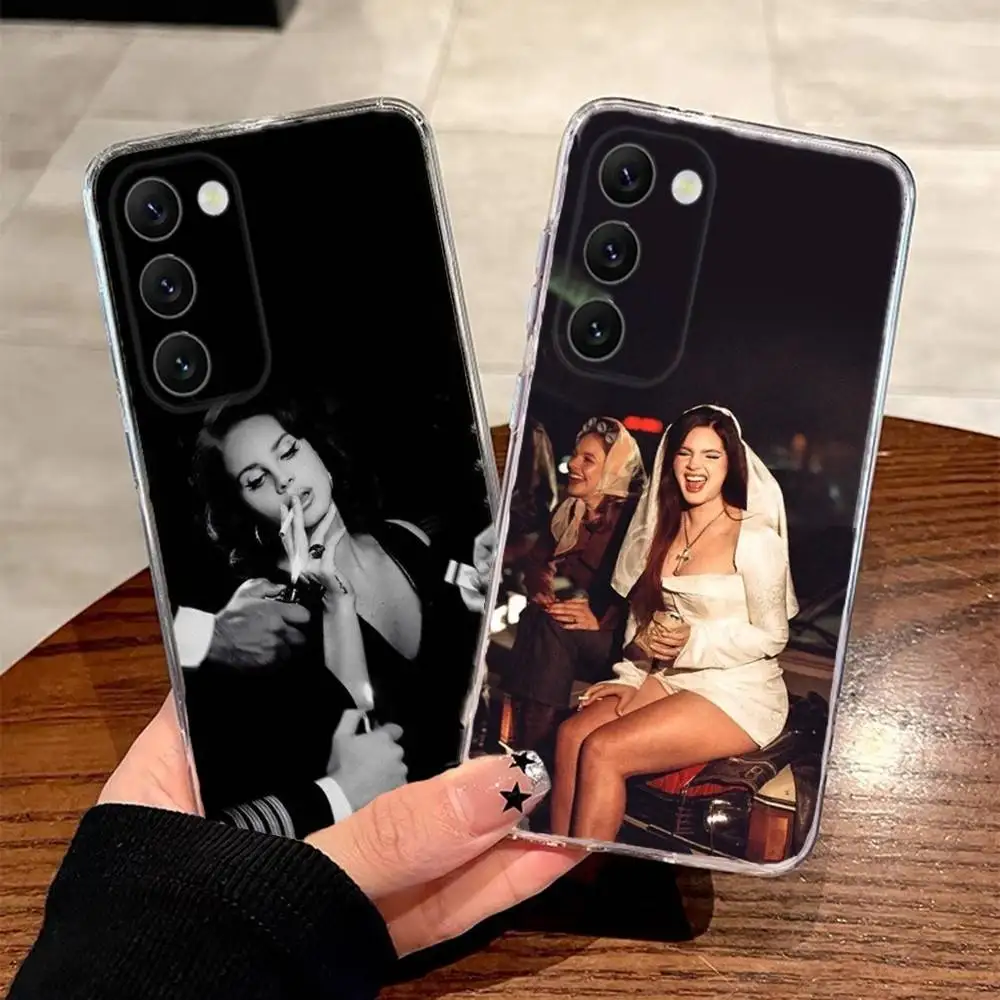 

Singer L-Lana Phone Case For Samsung S30,23,21,22,20 FE lite,S10,9,PIus Note20ultra Soft Transparent