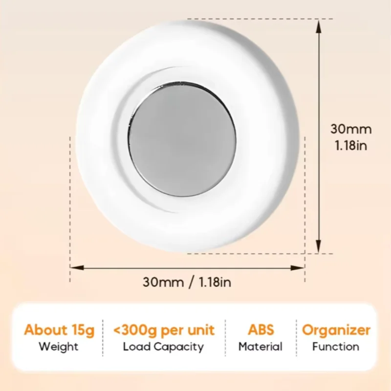 التحكم عن بعد الشريط المغناطيسي التلفزيون تكييف الهواء التحكم عن بعد جدار تخزين ثابت لا الحفر الحائط خطاف مغناطيسي قوي #6
