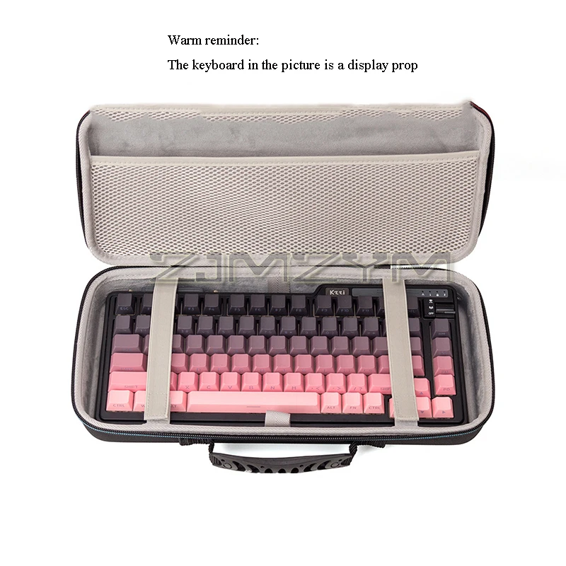 75% Keyboard Storage Bags Hard EVA  Keyboards Case Soft Interior Comfortable Carrying Handle Case For Mechanical Keyboard