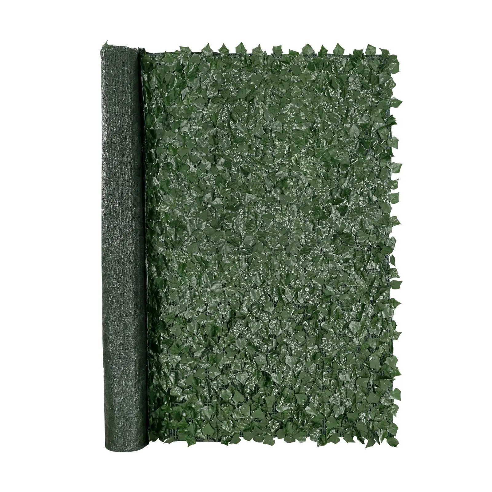 Ivy Privacy Fence, 96 X 72 in Artificial Green Wall Screen, Greenery Ivy Fence with Mesh Cloth Backing and Strengthened Joint