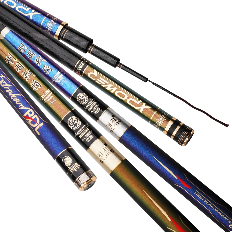 28/19 Tune Super Power Hand Rod Ultra Light Taiwan Fishing Rod High Carbon Heavy Fishing Weight Crucian Carp Fishing Rod Pesca