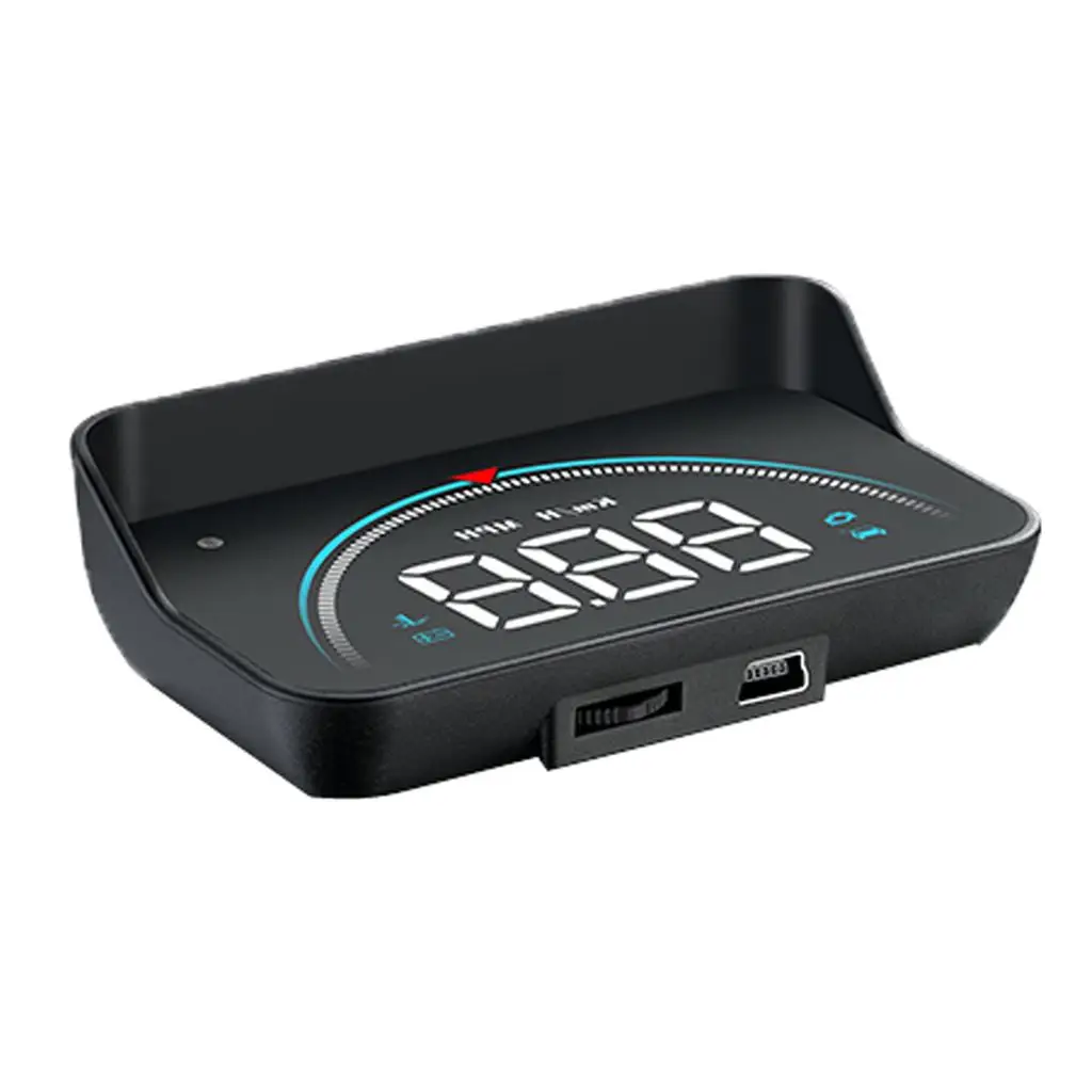 

Цифровой проекционный дисплей на лобовое стекло для автомобиля: универсальный спидометр с функцией оповещения о скорости