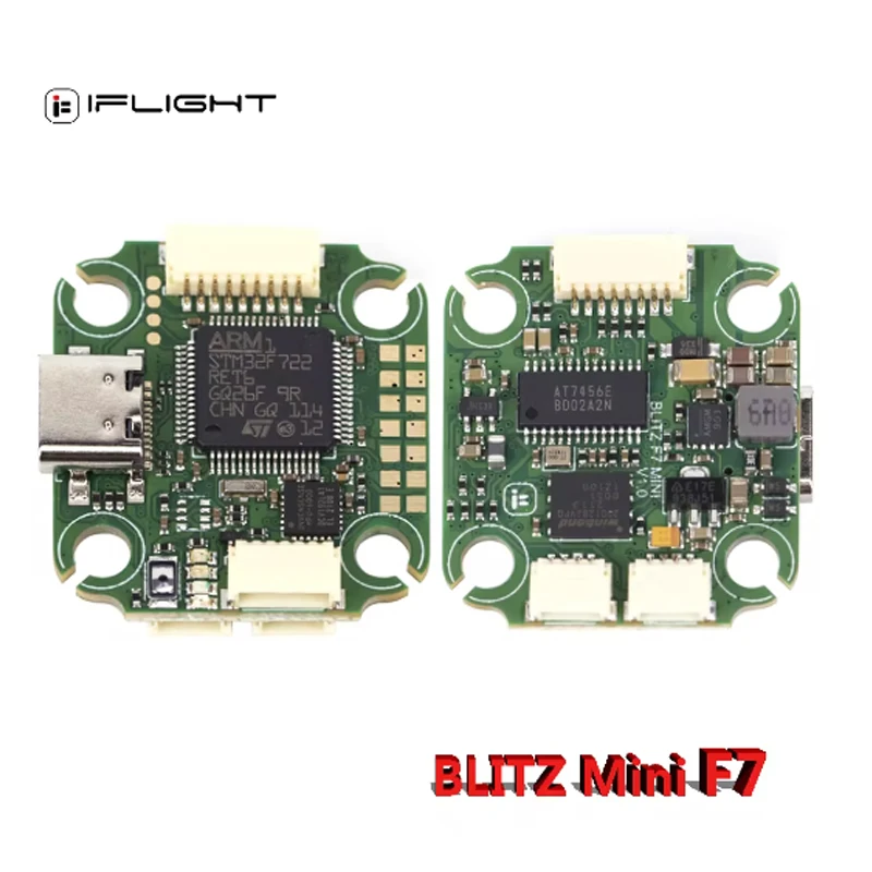 iFlight BLITZ Mini F7 V1.1 Flight Controller BMI270 F722 W/OSD Support Smartaudio/IRC Tramp VTX Protocol 20x20mm for FPV Drone