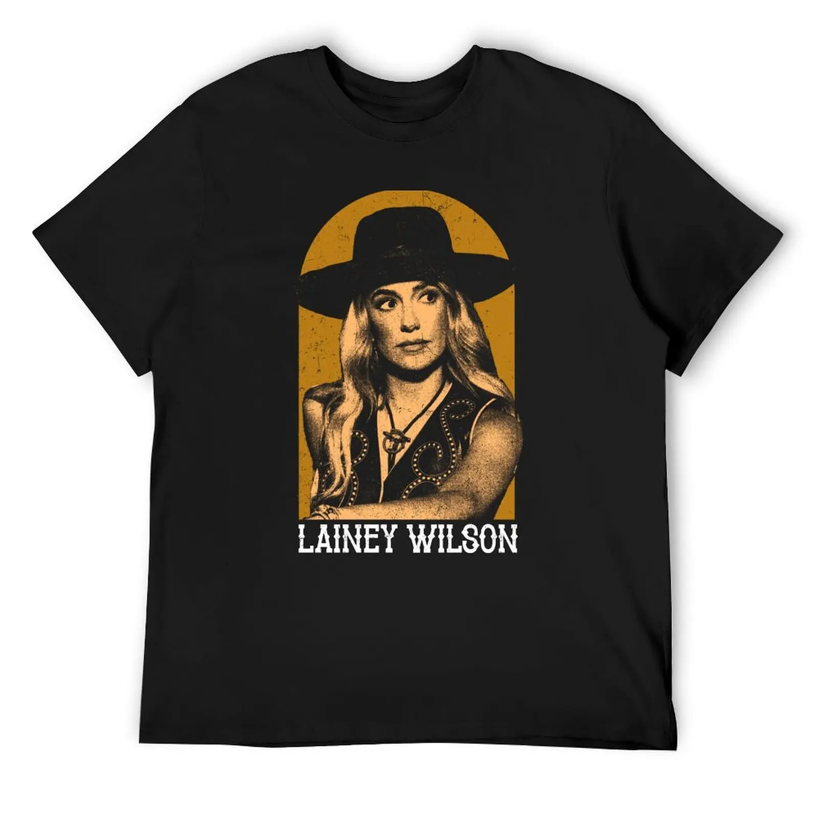 Lainey Wilson - Country's Cool Again Portrait T-Shirt Short sleeve tee funny meme t-shirts workout shirts for men