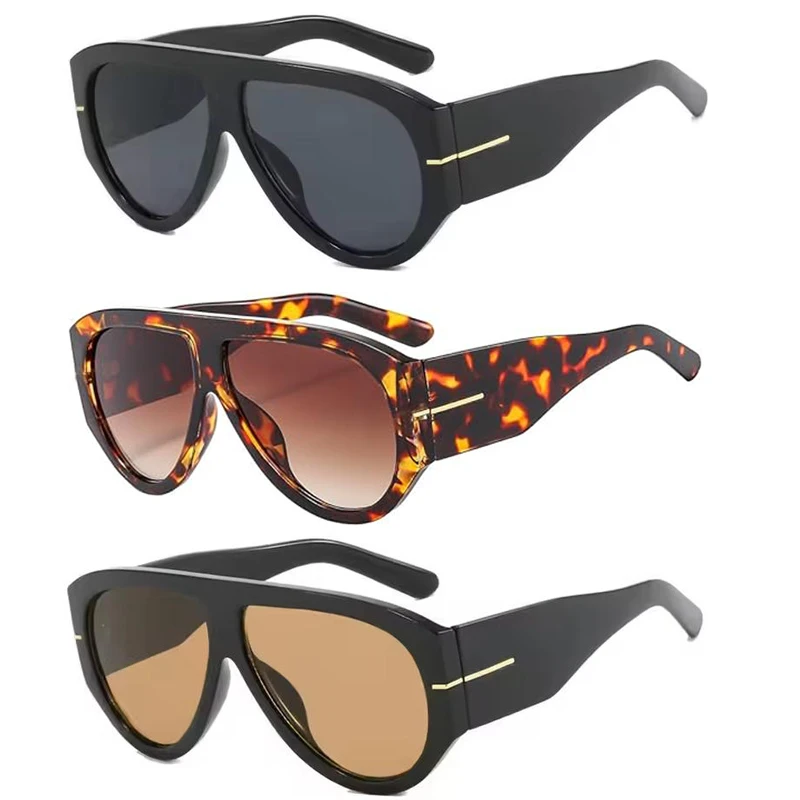 Y2K Oversized Shield Mask Sunglasses Women Futuristic Visor One-Piece Steampunk Big Frame Goggles Punk Shades Windproof Eyewear