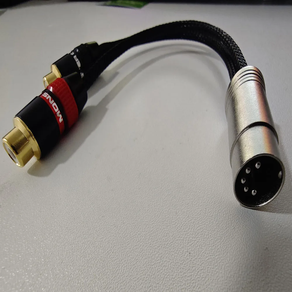 HiFi ForBang Olufsen Tandberg & Inny adapter DIN na RCA 5-pinowy DIN na RCA żeński