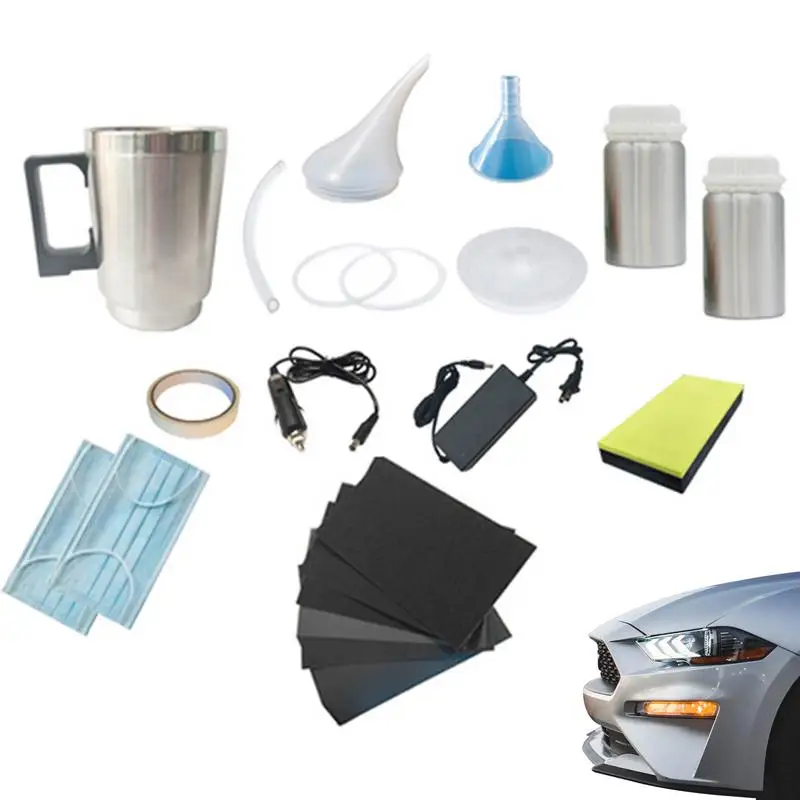 

Car Headlight Restoration Kit Headlamp Cleaning Restores Brightness Set Long Lasting Protection Easy Heavy-Duty Auto Restoration