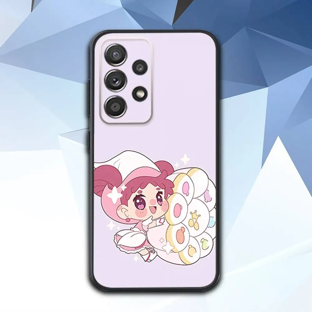 حافظة هاتف M-Magical Anime Do-Re-Mi لهاتف سامسونج S 25,24,23,22,30,21,10,9,Ultra,Plus,Lite,FE,4,5G حافظة سوداء ناعمة