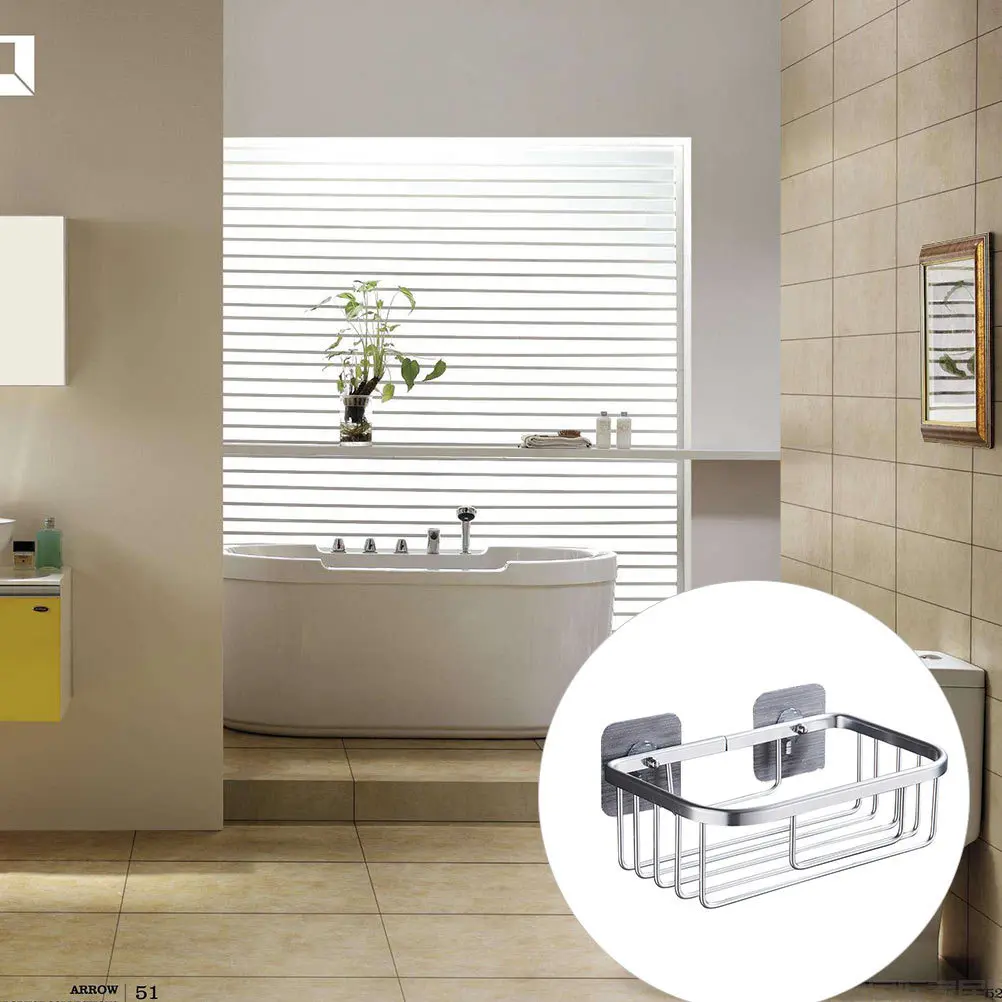 

1pc No Punching Tissue Holder Premium Aluminum Hollow-Out Design For Bathroom Toilet Hotel Use Roll Paper Rack Storage Shelf