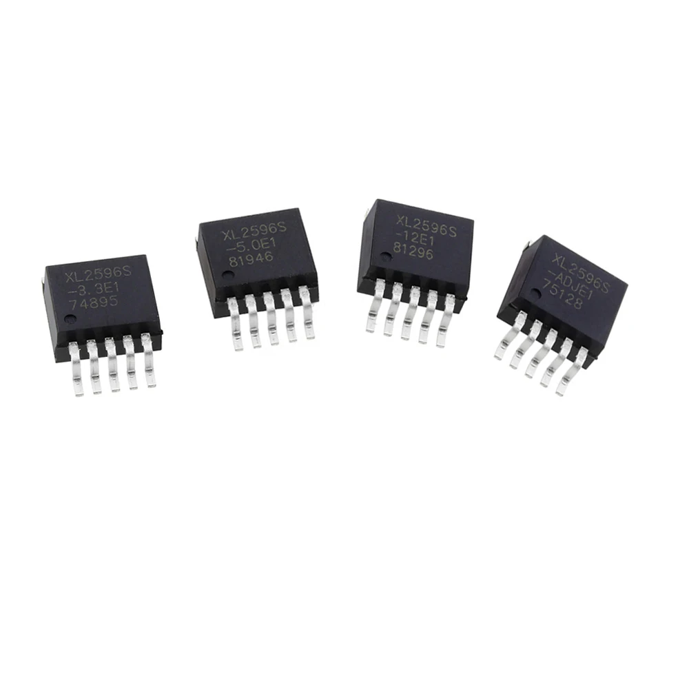 10PCS/LOT XL2596S XL2596S-3.3E1 XL2596S-5.0E1 XL2596S-12E1 XL2596S-ADJE1 TO263-5 LM2596 Voltage Regulator Chip New