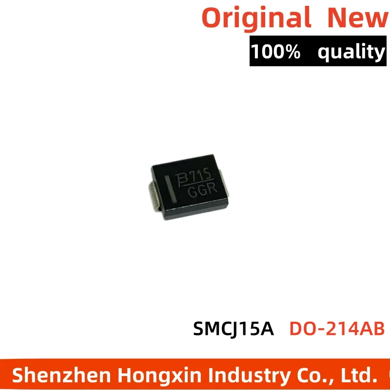 

10pcs SMCJ15A 3000W 15V SMC DO-214AB TVS Diode Silk Mark 715 New