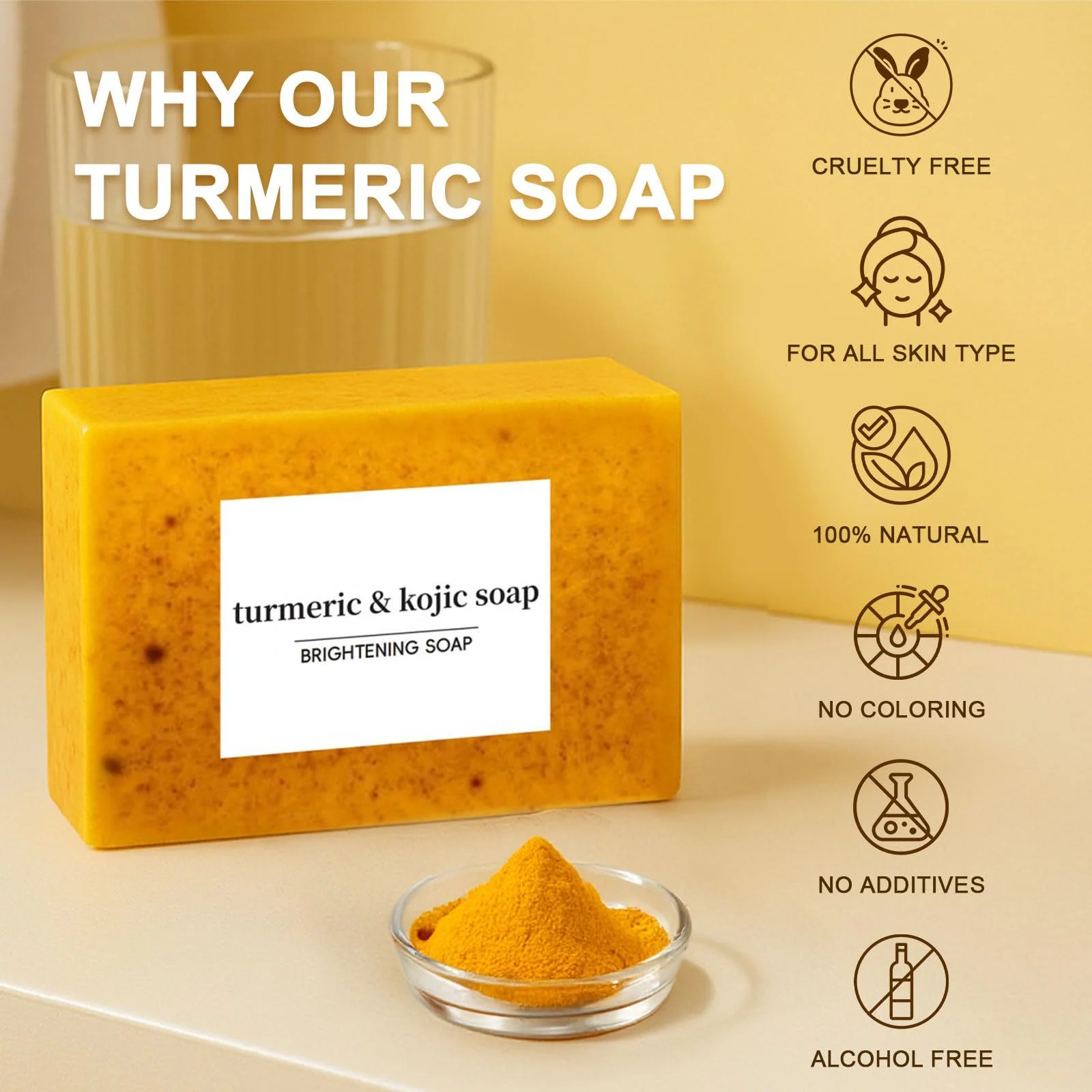 Ginger Curcumin Granules Soap, - Essential Oil Soap recension och pris