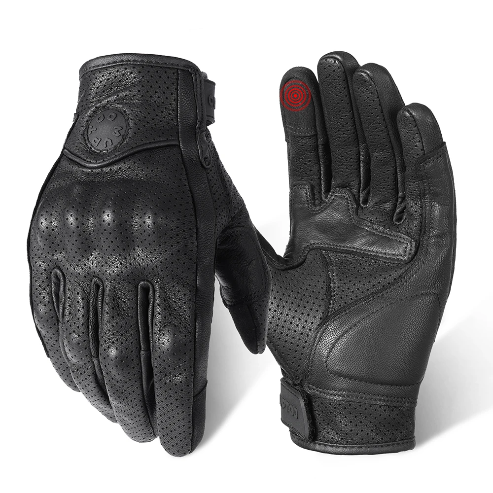 AliExpress GUMAO Outdoor Touch Screen Gloves Leather Sports Cycling Hiking Hunting Camping Motorcycle Tactical Riding Anti-skid Protective Gear