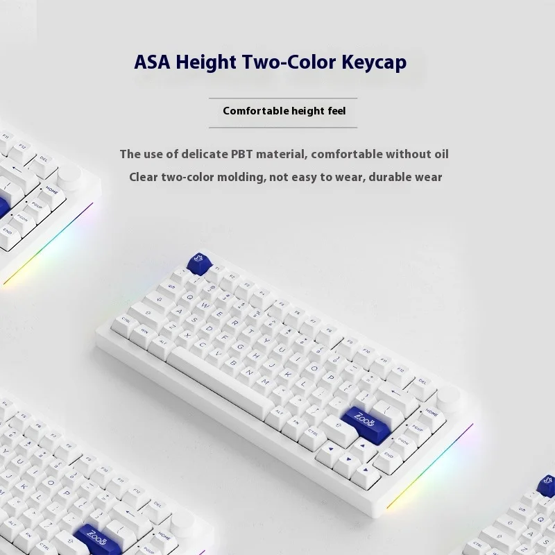 

Ako 5075b Wireless Bluetooth The Third Mock Examination Hot Plug Customized Mechanical Keyboard 82 Key Rgb Backlight Video Gam