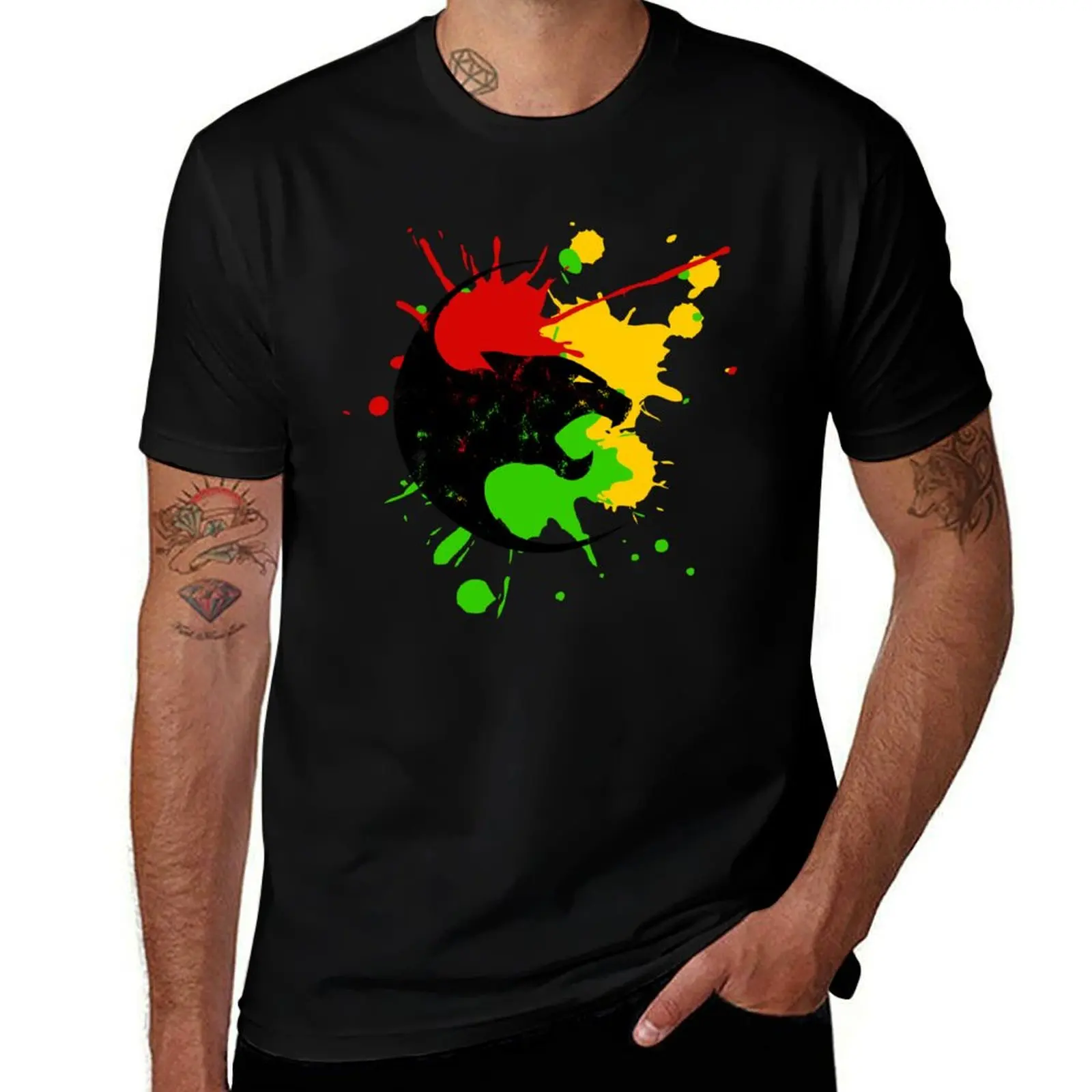 

Reggae Panther, Rasta, Roots, Black History Month, Music T-Shirt Vintage Style Printed Top
