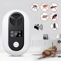 Ultrasonic Rat Repellent Pest Reject Anti Pest Insect Portable Mosquito Spider Killer Electronic Mouse Cockroach Repeller Device