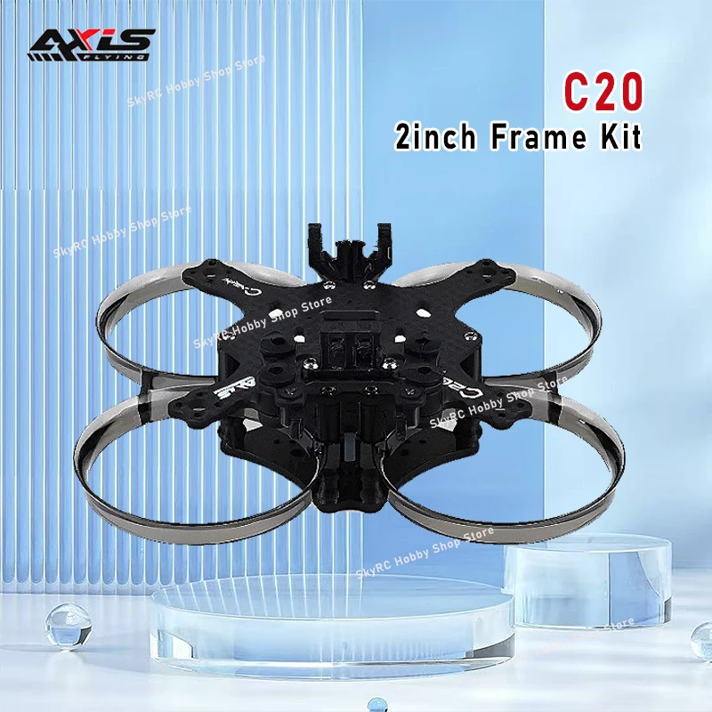 Axisflying CINEON C20/C20 V2 Frame Kit, Anti-Shake Fit O3 Air Unit, 2 Inch Indoor Cinewhoop RC FPV Parts