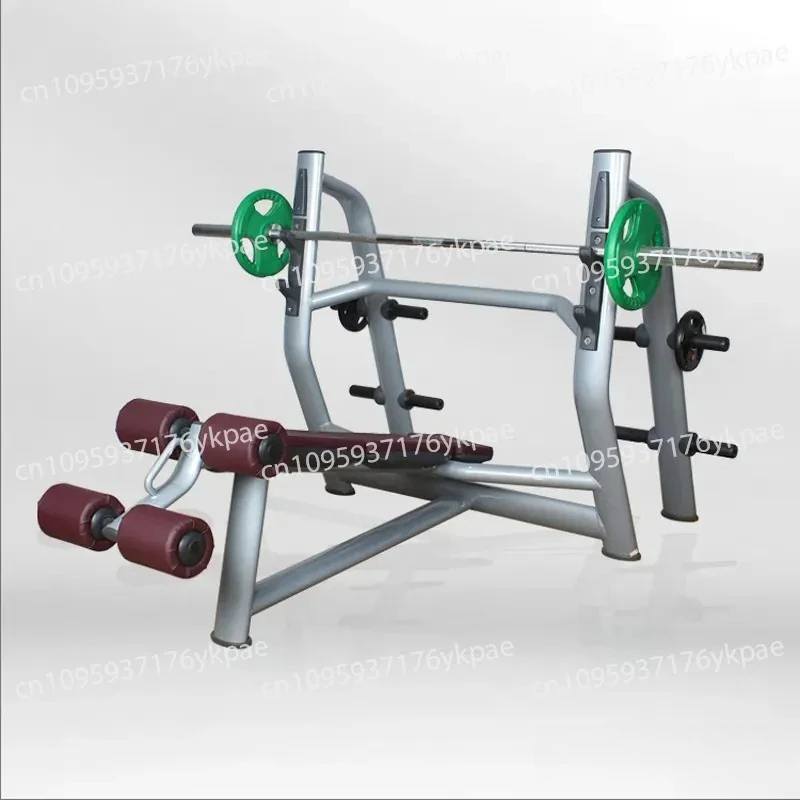 Downward Oblique Bench Push Frame, Barbell Supine Push Training, Super Load-bearing Weight Bed Fitness Equipment