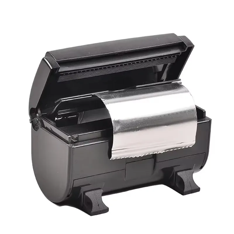 Portable Hairdressing Foil Roll Dispenser for Salon Babershop Fold Hair Salon Aluminum Foil Roll Cutter
