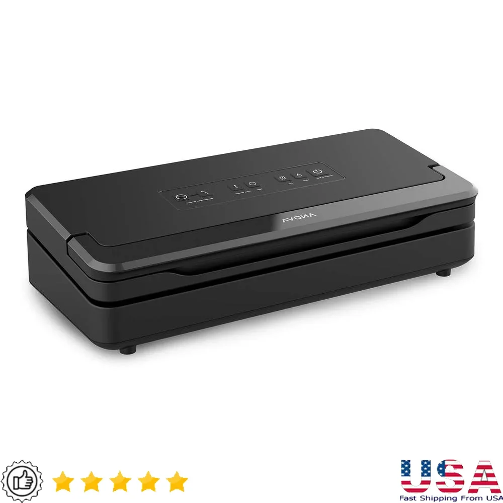 

Vacuum Sealer Pro One Hand Sealing Wet-Friendly Secret Storage Accessory Port Sous Vide and Food Storage